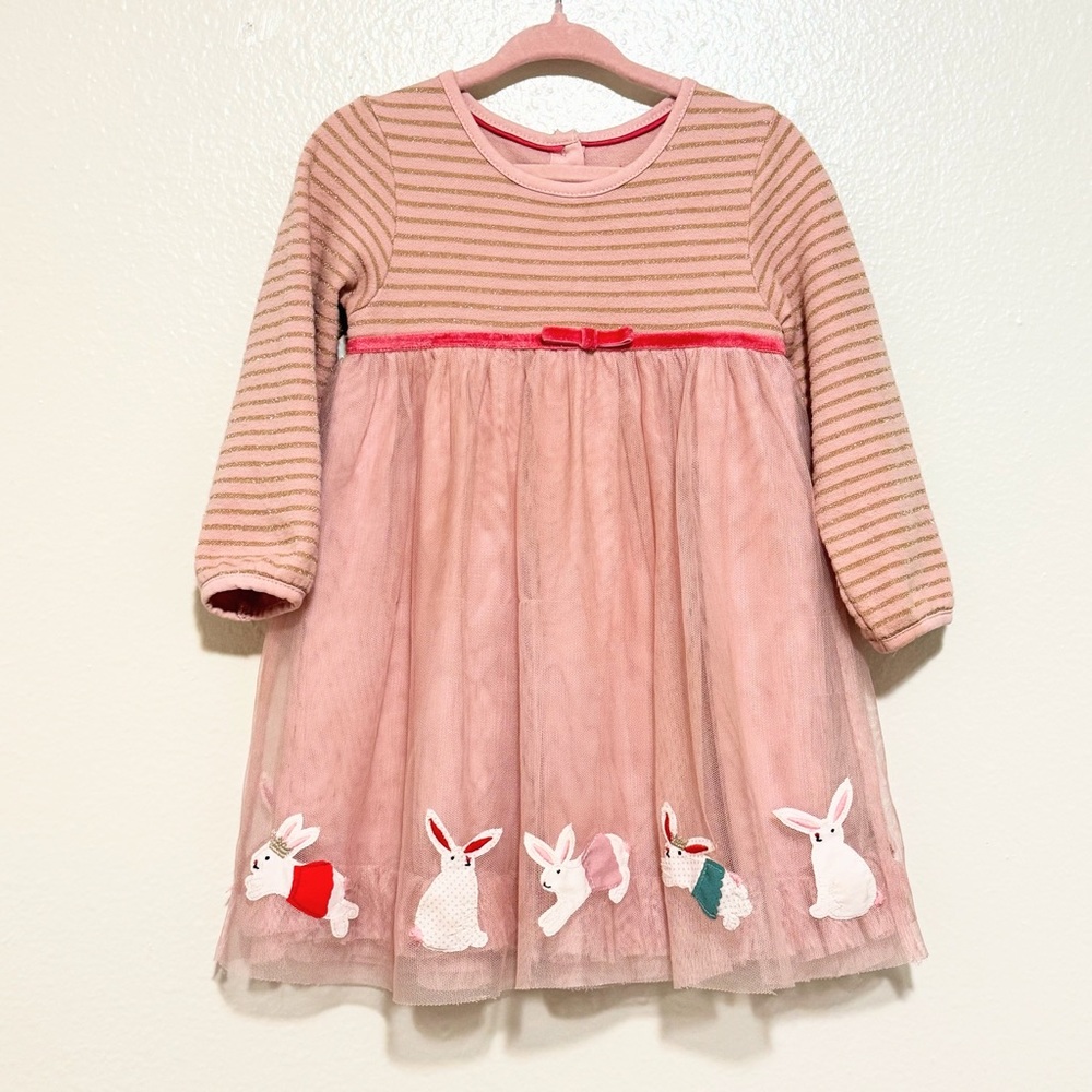 tulle dress Mini boden Easter Bunny party 12-18M